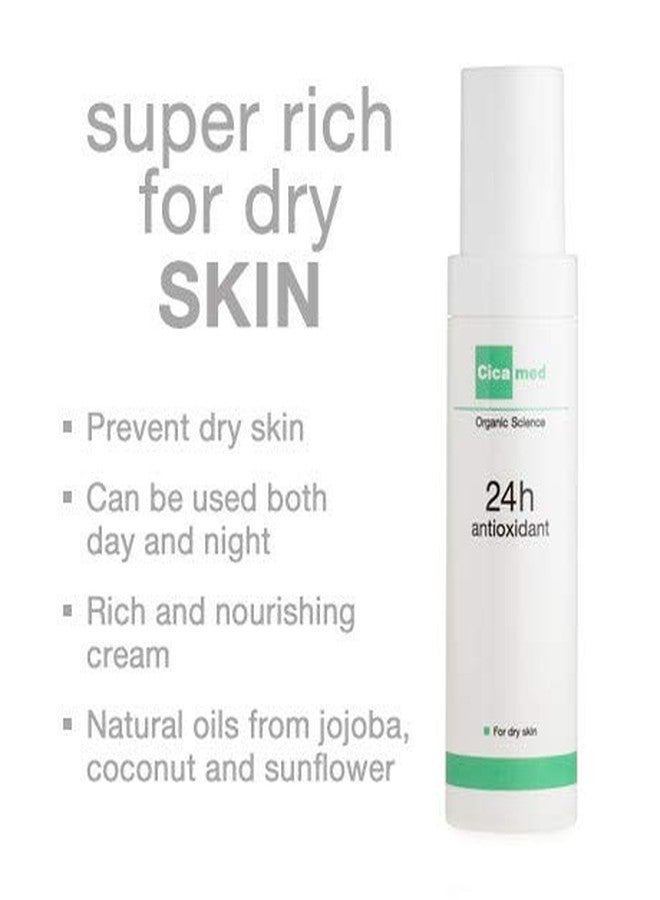 Cicamed 24h Antioxidant Moisturizer for Dry Skin, Organic Science - Image 2